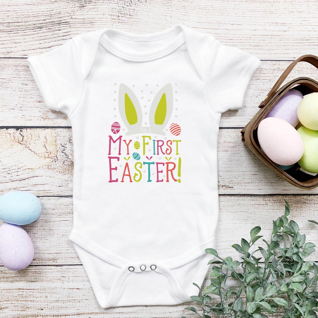 My First Easter Onesie Easter Baby Bodysuit Easter Gift Etsy Australia
