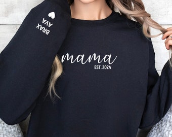 Mother's day gift | Personalised Sweatshirt | Gift for mom | Mama Jumper | Custom Mama Sweatshirt | Custom Mama Jumper | Mama Sweatshirt