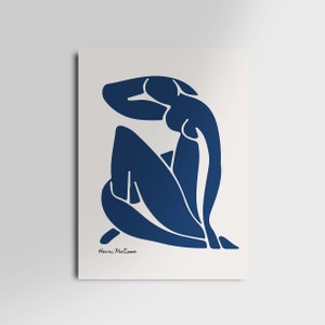 Cartel de Matisse de moda, Impresión digital, Arte de pared, Arte de pared de diseñador, Moderno, Mínimo, Regalo, De moda, Abstracto, Impresiones y impresiones enmarcadas solamente
