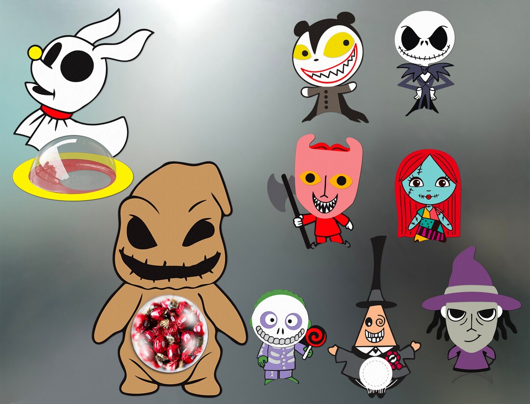 Nightmare Candy Dome File Svg Movie Halloween Candy Ornament - Etsy UK