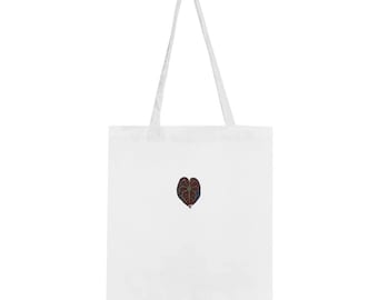 Anthurium embroidered Tote Bag