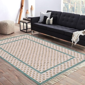 Cotton Area Rug Handmade Rug 2x3 Feet Bohemian Rugs Yoga Rug Indoor Rug Kitchen Rug Flatweave Rugs Garden Rugs 3x5, 4x6, 6x9 Feet Area Rugs