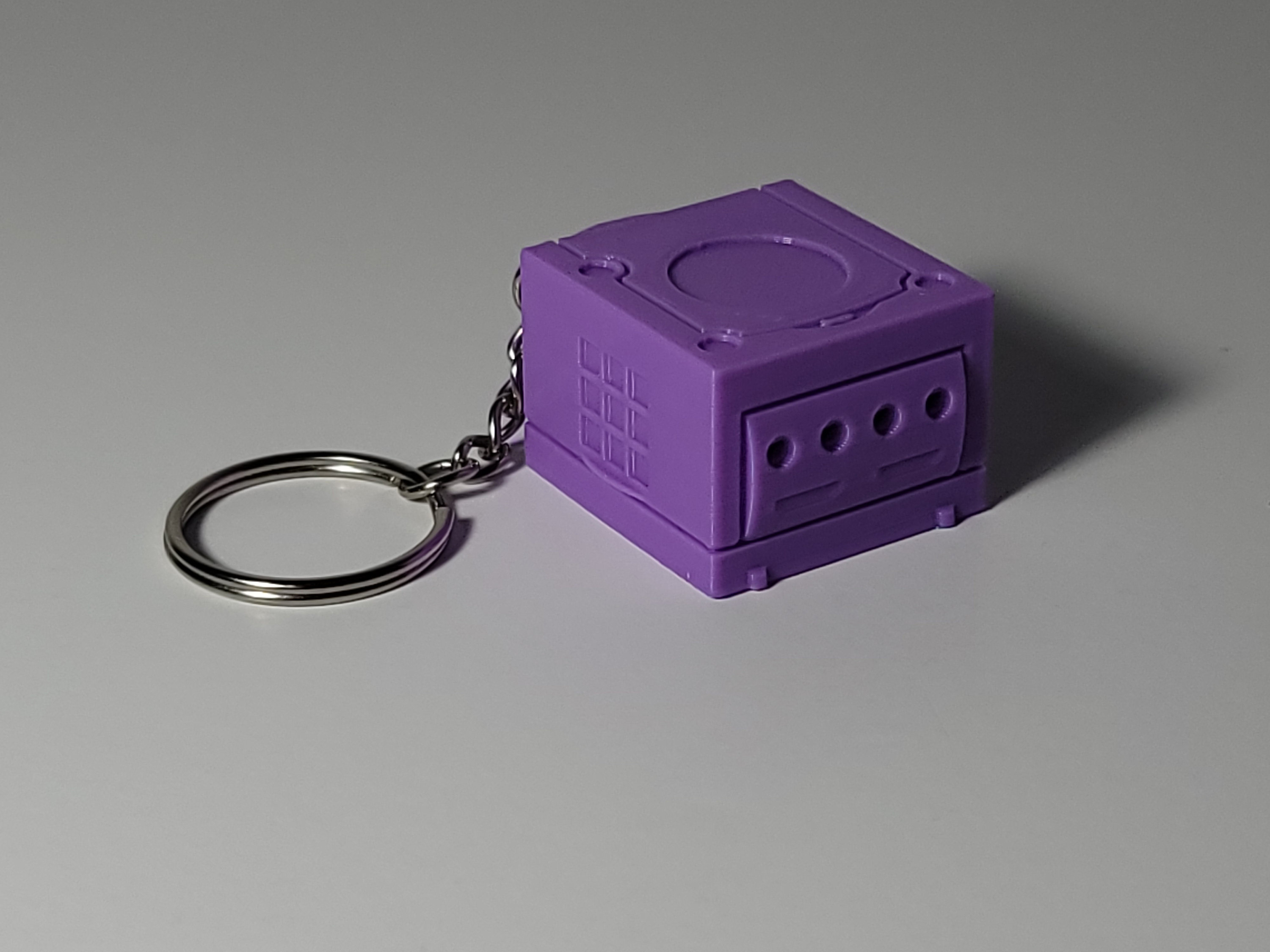 Nintendo Gamecube Keychain 3D Printed Etsy