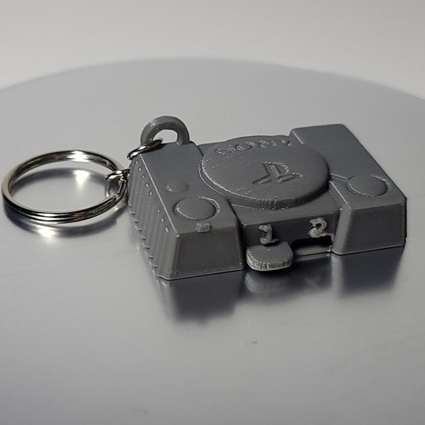 Playstation 1 Keychain 3D Printed