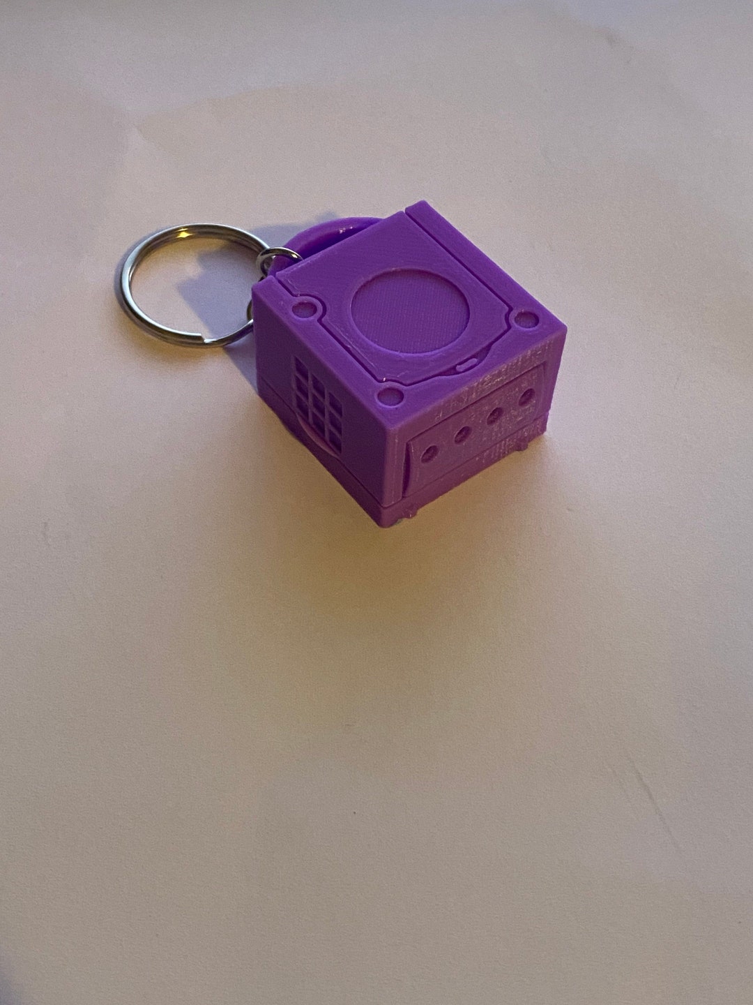 Nintendo Gamecube Keychain 3D Printed Etsy