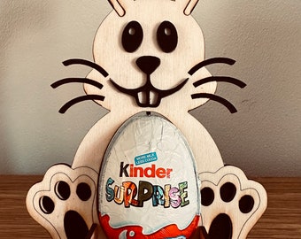 3D Kinder Egg Eater Bunny Holder