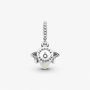 Pandora Glow-in-the-dark Firefly Dangle Charm, Compatible With Pandora Bracelet, Sparkling Pendant, S925 Sterling Silver, Gift for her Bild 2