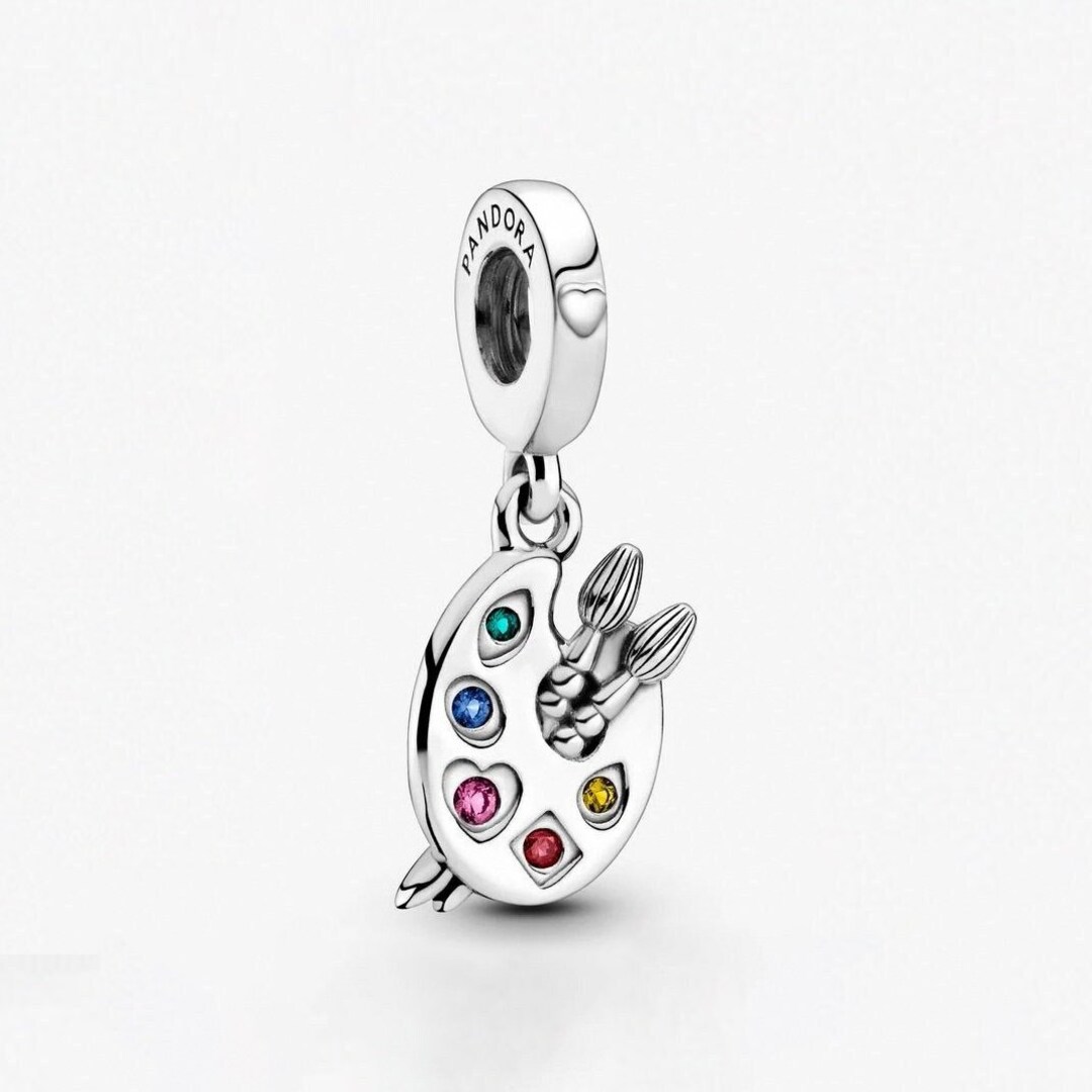 Pandora Artist's Palette Dangle Charm, Compatible With Pandora Bracelet