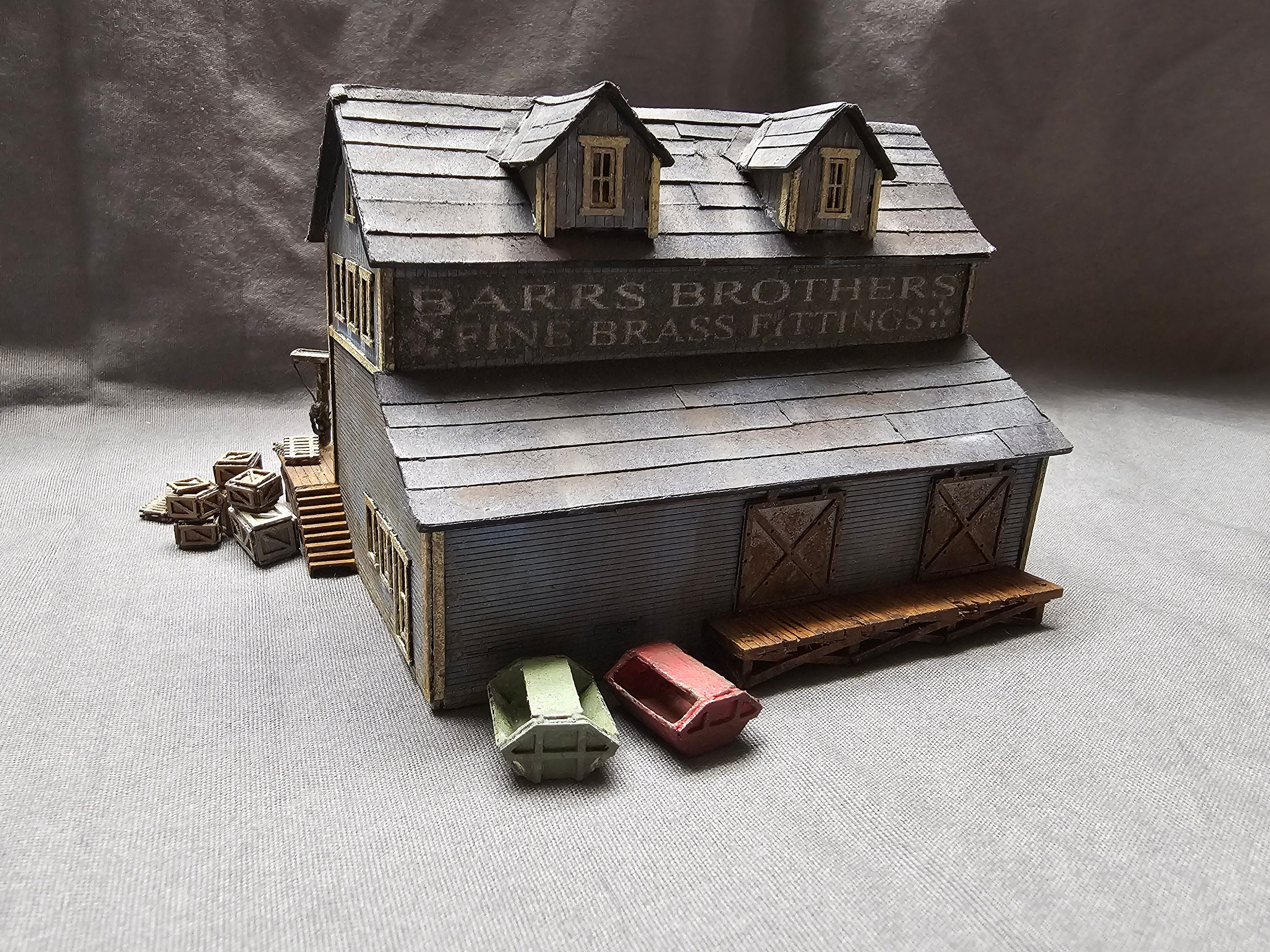 Barr's Brothers Fine Brass Fittings Laser Cut N Scale Model