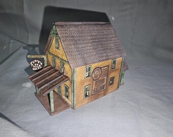 N Scale Laser Cut Wood Depot Kit For Model Railways - Unpainted 6 thumbnail image