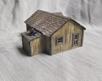 N Scale Laser-Cut Joes Cabin, 1 - Fred Meyer