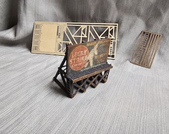 N Scale Laser Cut Billboard Kit