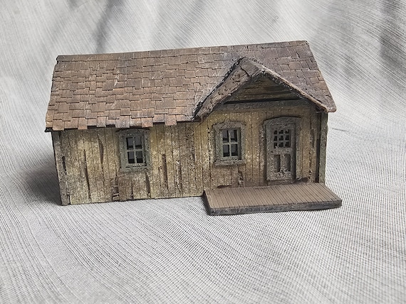 Adams Rundown Cabin N Scale Laser Cut Model Kit Etsy Canada