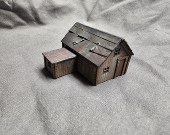 Logging/Mining Camp Cabin N Scale Laser Cut Model Kit