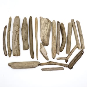Natural Round Driftwood Set Of 18 Unique Driftwood Branches Driftwood Pieces Decorative Drift Wood Beach Wood Rustic Decorative Branches