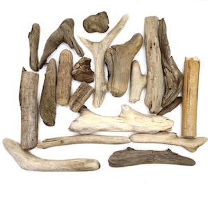 Set of 20 Driftwood Pieces Decorative Driftwood Beach Wood Sticks Driftwood Branches Natural Decorative Driftwood Branch Unique Drift Wood