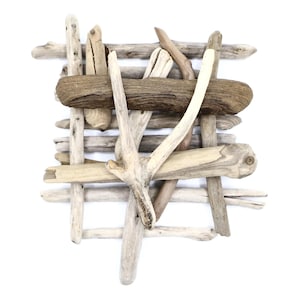 Driftwood Branches Set of 17 Natural Drift Wood Beach Wood Decorative Driftwood Branches Round Driftwood Unique Drift Wood Natural Wood