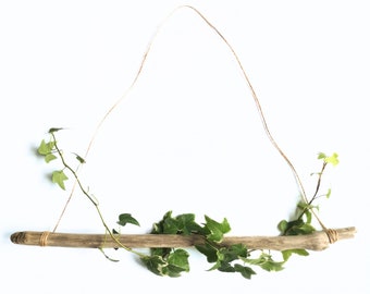 Driftwood branch 42cm Driftwood Wall Hanger For Waredrobe Hanging Planter Wall Boho Macrame Wall Hanging Driftwood Wall Macrame Wall Hanger