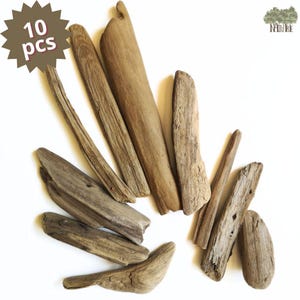 Driftwood Set Of 10 pcs Unique Driftwood Flat Beach Wood Boards Driftwood DIY Coastal Decor Rustic Wood Decorative Driftwood 25 cm;9.84&#39;&#39;