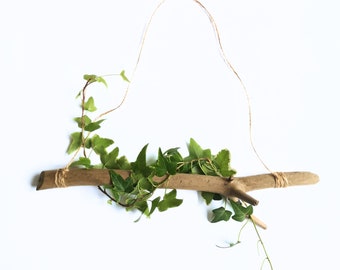 Driftwood Branch 34cm Driftwood Wall Hanger For Waredrobe Macrame Wall Hanging Art Nursery Narrow Wall Art Driftwood Hanger Decor