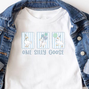 One Silly Goose 1st Birthday Matching Family Shirt One Silly Mama Birthday Outfit Matching Mommy and Me Tee Goose Birthday First Birthday