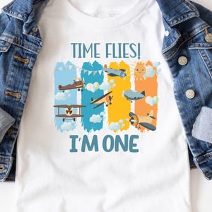 Airplane Matching Family Birthday Shirt, Airplane 1st Birthday Outfit, Flight Crew Birthday Mommy and Me Tee, Vintage Airplane Birthday