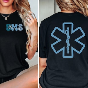Personalized EMS Shirt, Custom EMS Shirt, Paramedic T-Shirt, EMS Nurse Gift, Emergency Medical Services Shirt, Ems Graduation