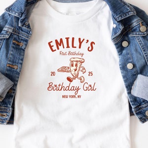 Camiseta de cumpleaños para fiesta de pizza, camiseta familiar a juego para el primer cumpleaños, camiseta de fiesta de cumpleaños con temática de pizza, atuendo de cumpleaños para fiesta de pizza, mamá y yo