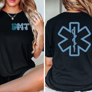 Personalized EMT Shirt, Custom EMT Shirt, Paramedic T-Shirt, EMT Nurse Gift, Emergency Medical Technician Shirt, Emt Graduation