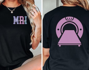 Camiseta de resonancia magnética personalizada Camiseta de resonancia magnética personalizada, camiseta de técnico en radiología, camiseta de técnico en resonancia magnética, regalo de técnico en resonancia magnética, regalo de imágenes médicas