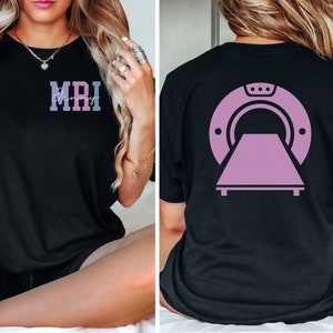 Custom MRI Shirt Personalized MRI T-Shirt, Rad Tech Shirt, Radiology Shirt, Mri Technologist Shirt, Mri Tech Gift, Medical Imaging Gift