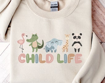 Sudadera de especialista en vida infantil, suéter de pasante de vida infantil, CCLS de vida infantil, regalo de terapia de juego, ropa pediátrica, regalo de defensor de la vida infantil