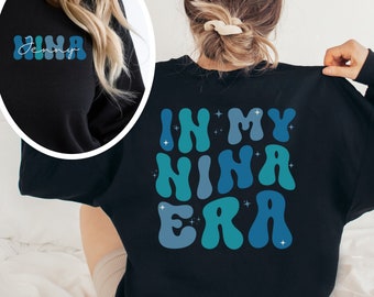 Personalized Nina Sweatshirt, Custom Nina Sweater Madrina Crewneck Spanish Godmother Sweater Pregnancy Announcement Gift, Madrina To Be Gift