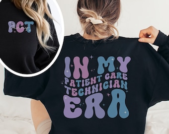 Personalized PCT Nurse Sweatshirt, Custom PCT Nurse Shirt, PCT Nurse Gift, Patient Care Technician Crewneck, Nurse Appreciation Sweater