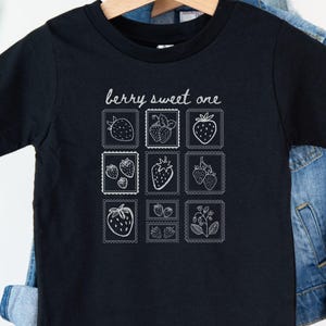 Berry First Matching Family Birthday Shirt, Strawberry 1st Birthday Outfit, Mommy and Me 1st Birthday Tee, Mama Daddy Strawberry T-Shirt