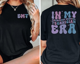 Personalized EMT Shirt, Custom EMT Shirt, Paramedic T-Shirt, EMT Nurse Gift, Emergency Medical Technician Shirt, Emt Graduation