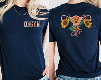 Personalized OBGYN Shirt Custom OBGYN T-Shirt, Obstetrics and Gynecology Nurse T-Shirt, OBGYN Appreciation Gift, Ob Nurse Tee, Gynecologist
