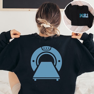 Spersonalizowana bluza MRI Spersonalizowany sweter MRI, sweter Rad Tech, prezent radiologiczny, technolog MRI, prezent dla technika MRI, prezent dla obrazowania medycznego