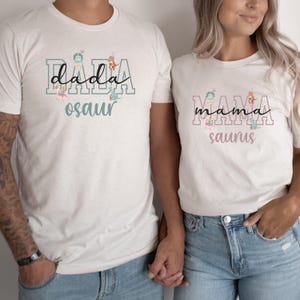 Two Rex Matching Family Birthday Shirt, 2 Rex Birthday Tee, Dinosaur Girl Birthday Outfit, 2nd Rex Shirt, Mommy and Me Dino T-Shirt