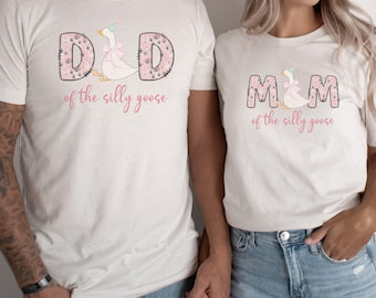 One Silly Goose 1st Birthday Matching Family Shirt One Silly Mama Birthday Outfit Matching Mommy and Me Tee Goose Birthday First Birthday