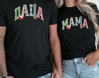 O Fish Ally One, maglietta coordinata per il primo compleanno della famiglia, vestito da pesca per il compleanno, maglietta coordinata per mamma e me, maglietta per il primo compleanno a tema pesca per bambino