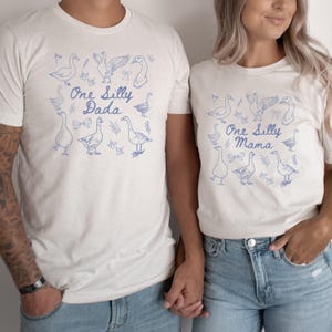 One Silly Goose 1st Birthday Matching Family Shirt One Silly Mama Birthday Outfit Matching Mommy and Me Tee Goose Birthday First Birthday