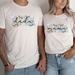 Airplane Matching Family Birthday Shirt, Airplane 1st Birthday Outfit, Flight Crew Birthday Mommy and Me Tee, Vintage Airplane Birthday