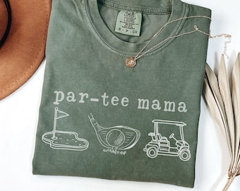 Golf 1st Birthday Shirt Hole in One Shirt Mama Dada First Birthday Tee Matching Family Golf Shirt Mommy and Me Tee 1st Birthday Outfit