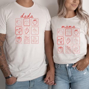 Berry First Matching Family Birthday Shirt, Strawberry 1st Birthday Outfit, Mommy and Me 1st Birthday Tee, Mama Daddy Strawberry T-Shirt