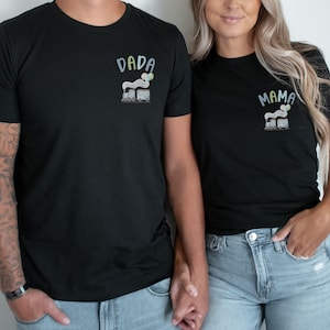 Trein verjaardag bijpassende familieshirt trein 2e verjaardag outfit bijpassende mama en ik T-shirt Chugga Chugga twee, Choo Choo I&#39;m 2 tweede verjaardag
