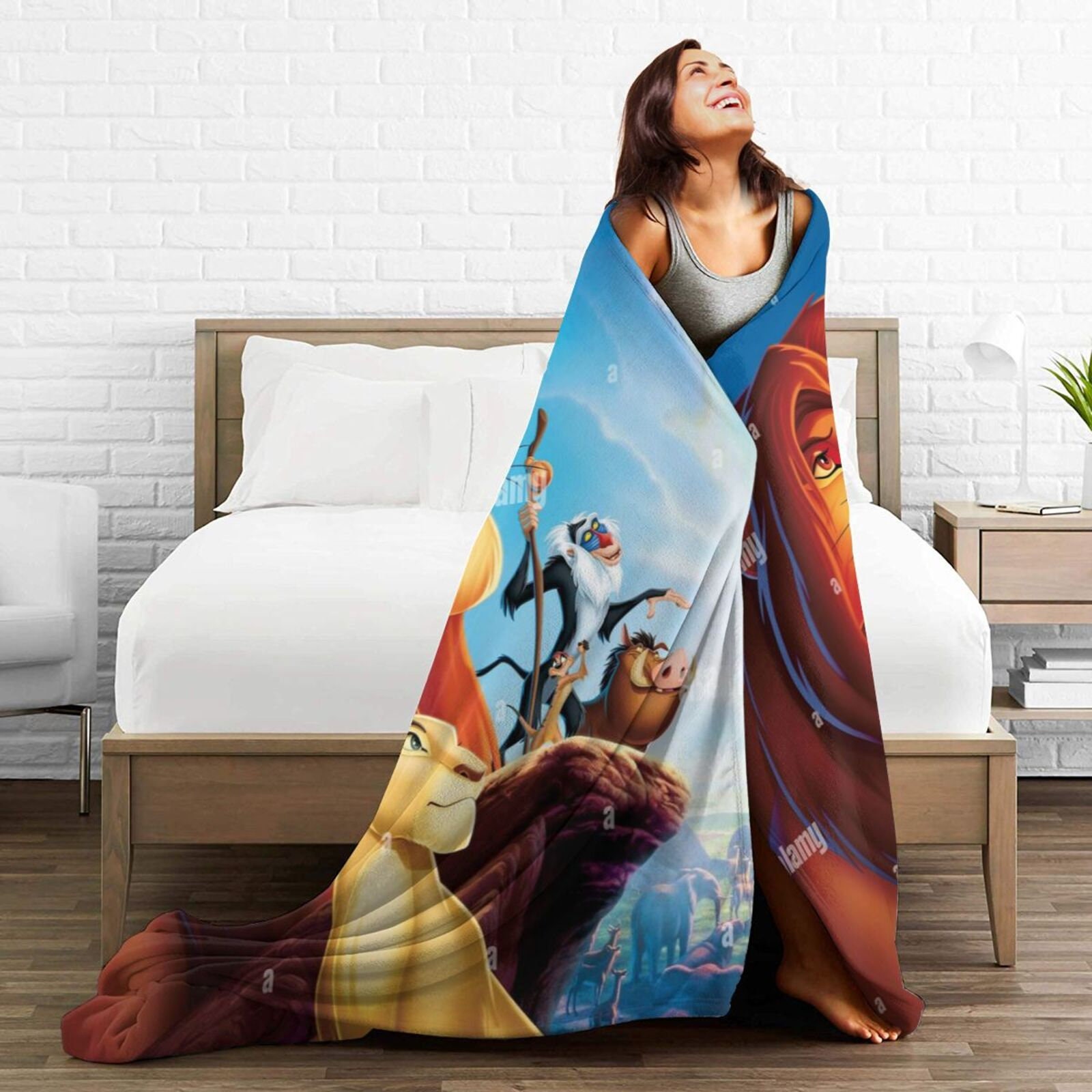 Personalized Custom Name Blanketsimba the Lion King Blankets Etsy