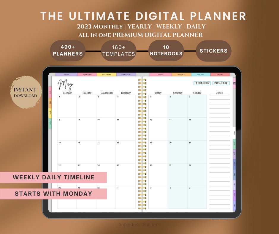 2023 Digital Planner the ULTIMATE Goal Planner Digital , Goodnotes