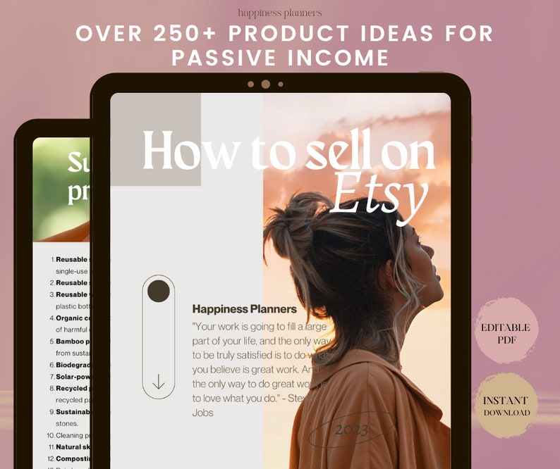 250 Digital Products Ideas to Create and Sell Today for Passive