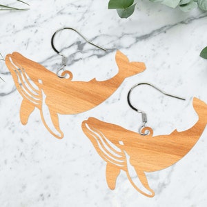Whale earring template, Laser cut Whale wood earring, Instant digital download, Fast Food earring svg ,Cute earring template
